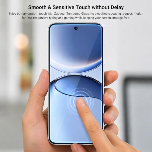 Image of Tempered Glass for Redmi Turbo 5 Screen Protector (6.59 inch) | 9H Hardness | Edge-to-Edge | HD Clear | Bubble-Free | Scratch Resistant | Oleophobic Coating | Case Friendly