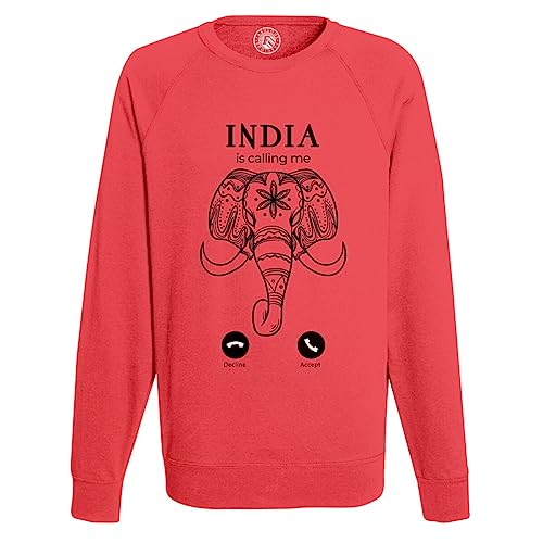 Sweat shirt homme India is Calling Me avec motif éléphant style original