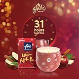 Glade Jar Candle, Scented Candle Infused with Essential Oils, Up to 31 Hour Burn Time, Warm Apple Pie, Pack of 6 (6 x 120g) - Image 4