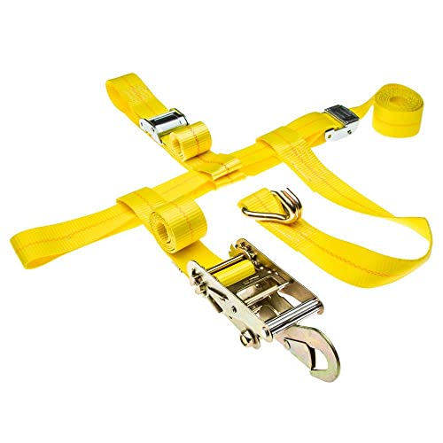Discount Ramps Auto Hauler Wheel Bonnet Cam Adjustable Tie-Down Strap for 16