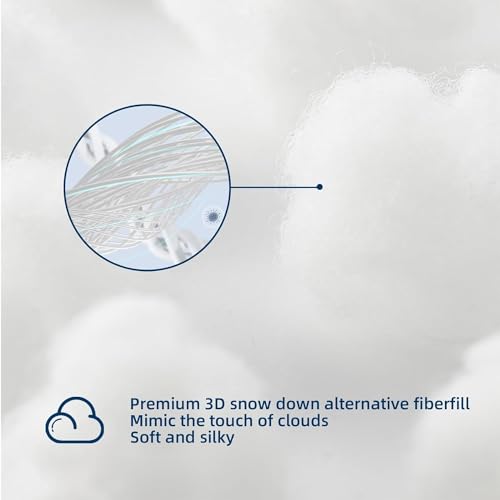 Image of ARLinen Comforter Blanket 300 GSM rajai,Rajai Double Bed, Giza Cotton Heavy Double Bed Blanket for Winter Quilt, Duvet for All Season Light Grey & White