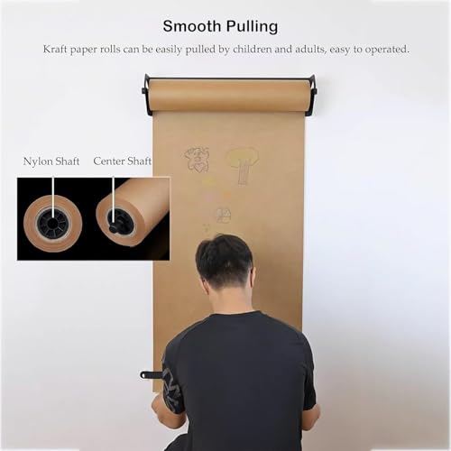 Distributeur de papier mural en acier noir au design minimaliste - 6