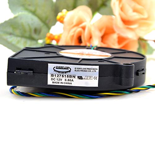 Miniatura 2 de para ventilador EVERFLOW B127515BN 7515 12V 0.80A Ventilador centrífugo de enfriamiento del ventilador