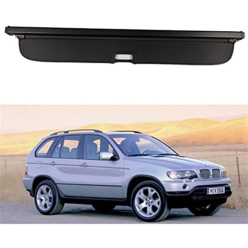 Coche Cubierta Carga RetráCtil para BMW X5 E53 1998-2006, Autotrasero Bolsas Maletero Estantesrear...
