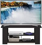 Furinno Jaya TV Stand, Entertainment Center, TV Console for TV up to 55 Inch, for Living Room, Bedroom, Espresso