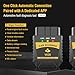 OBD2 Scanner Reader Bluetooth Wireless Auto Diagnostic Scan Tool OBD2 Scanner APP for Car Auto Connect to Phone - Clear/Reset Vehicle Engine Error Code Reader Diagnostic Tool for iPhone & Android