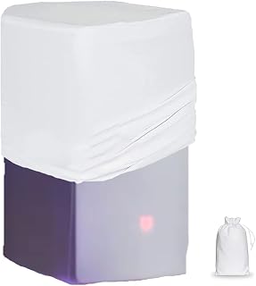 White 10"/12"/15" PA DJ Speaker Cover Scrim Stretchy Speaker Cover for Wedding Church Club (RSC128W)