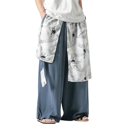 Pantalon long homme en coton lin idéal pour vos vacances d'été