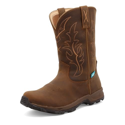 Bottes de randonnée Twisted X pour femme en selle marron taille 10
