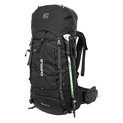 Mochila Cargueira Hiker 60+10L CURTLO MOC090 - cor preto