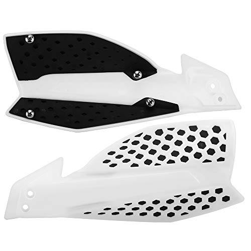 ZSADZS モトクロスハンドガード22mmハンドルバードロッププロテクションフレーム、モトクロスに最適 (白い)