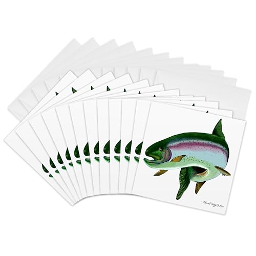 Cartes truite arc-en-ciel pour correspondre avec passion de la nature