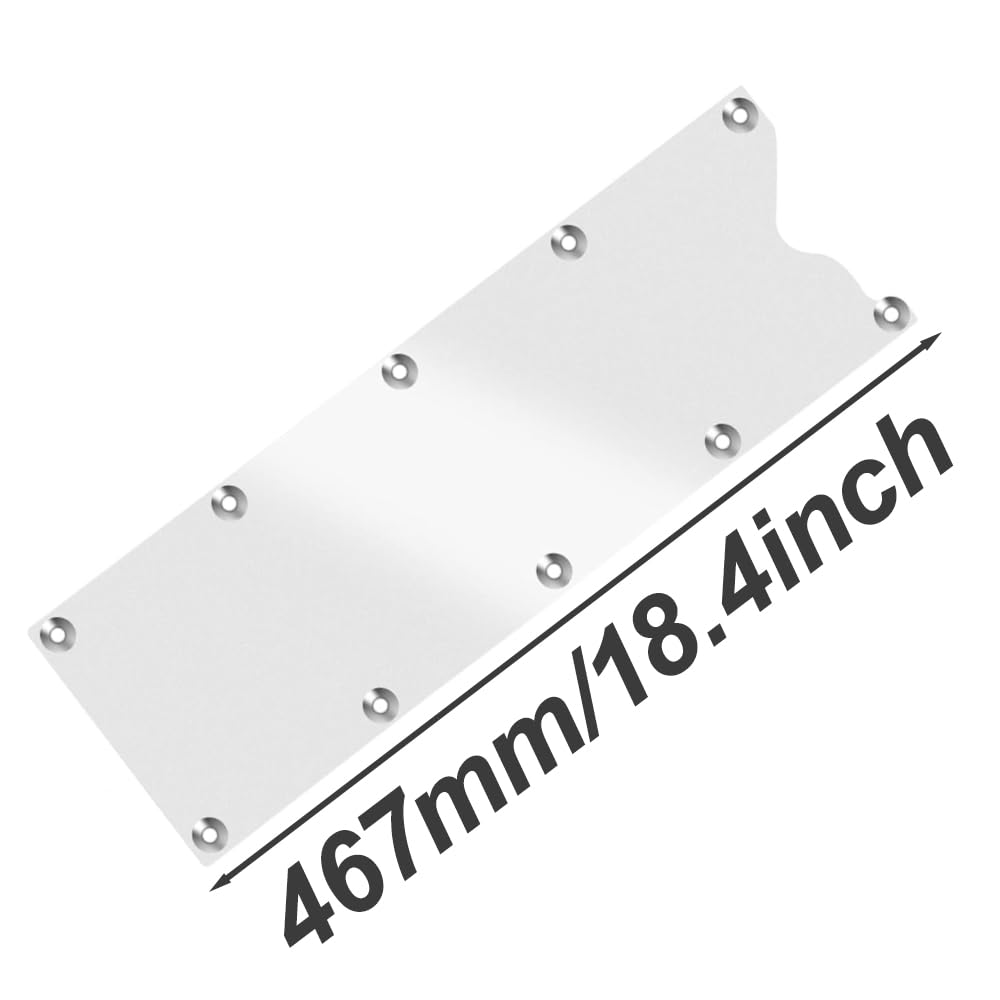 Vacuum Manifold Kit, Valley Pan Cover Plate, Compatible with LSX LS1 LM7 LR4 LQ4 LS6 L59 LQ9 LM4 L33, 1 Set (Silvery)