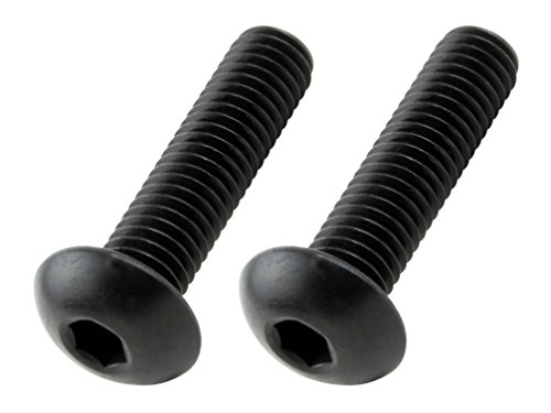 ポッシュ(POSH) バイク用品 ボタンキャップボルト ステンレス ブラック 2個入 M5X20 920520-B9
