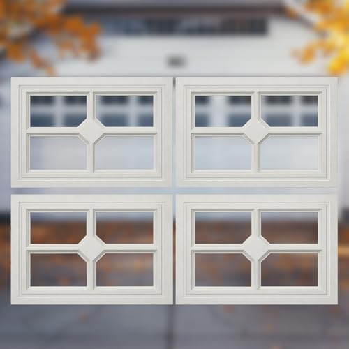 4 Pack Garage Door Windows Inserts Garage Door Glass Replacement