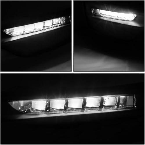 Image of Dda Enterprises Drl /Fog Lamp Bumber Light With Yellow Turn Matrix Signal Day Running Light With Indicator Compatible For Car Scorpio 2022 Classic And Above (2 Pcs) White Led Model Year-: 2022 Onwards