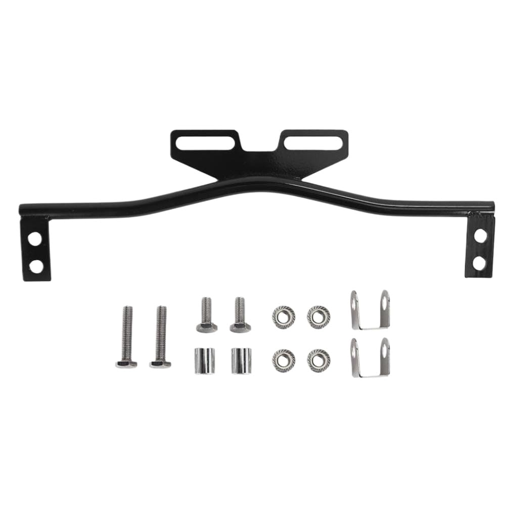Motorcycle Fog Light Bracket Compatible with Motorbike Headlight Turn Lamp Auxiliary Bar Holder(Black)