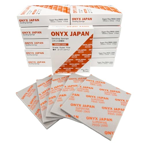 珪藻土製品専用 吸水力復活 サンドペーパー スポンジ研磨材 4枚セット（#400中目・汚れ削り落とし・超長持ち）