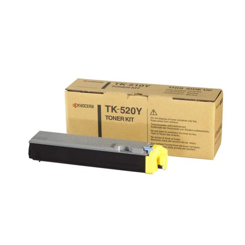 Toner jaune Kyocera TK-520Y pour imprimante FS-C5015N