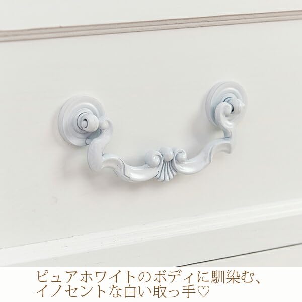 ロマンティックプリンセス　ロマプリ　テレビ台　小/Neige(ネージュ)ホワイト 直送】テレビ台小/Neige(ネージュ)｜かわいいお姫様インテリア家具