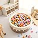 GOGOSO Star Heart Moon Ball Pit Balls, Shaped Play Balls for Ball Pit, 100 200 500 1000 Crush Proof Bpa Free Kids Toddler Baby Pastel Pelotas,Dreamy Cream Mix, 100