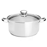 Kinetic Classicor Series Stainless-Steel 5-1/2-Quart Dutch Oven with Lid