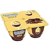 Danone Danette Crème Dessert Vanille Lit Chocolat, 4 x 125g...
