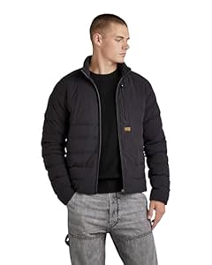 G-STAR RAW Herren Foundation Liner Jacke, Schwarz (dk black D24276-D518-6484), S