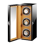 Deux modes d'alimentation: débarrassez-vous des problèmes de fonctionnement à un emplacement fixe, cet enroulement de la boîte de montre est alimenté par l'adaptateur AC 110-240V (inclus), ou 2 * d batterie (non inclus). N'utilisez pas deux manières de charge de puissance en même temps.