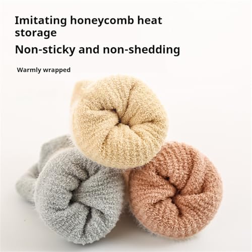 Baby Newborn Warm Thick Socks Toddler Winter Cozy Thermal Crew Cartoon Socks for Girls Boys Infant 5 Pairs2