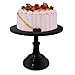 Grand baker cake stand 10 inch wedding cake tools adjustable height fondant cake display accessory for party bakeware (black)