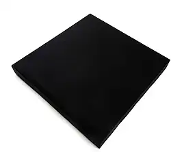 Painel de tratamento acústico, lã de rocha, 64x64x5cm, alta densidade (Marrom)