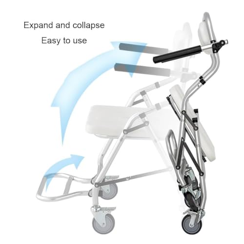 Chaise de douche pliante contre les chutes des personnes âgées