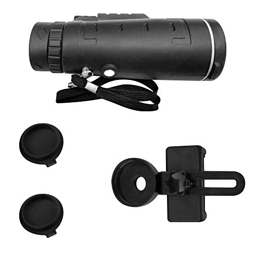 40X60 Outdoor Monocular BAK4 Monocular Telescope HD Vision Scope Prisma Bússola embutida com suporte