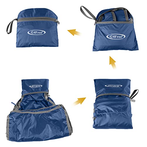 Image of G4Free Ultra Lightweight Packable Backpack Travel Hiking Daypack Small Handy Foldable Outdoor Camping Backpack