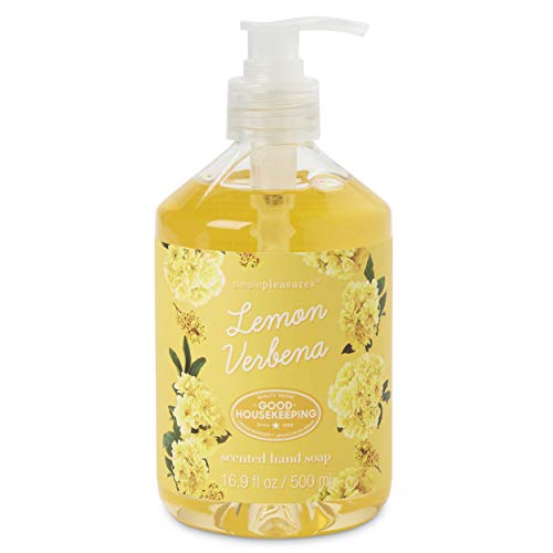Simple Pleasures Luxury Lemon Verbena Scented Aromatic Hand Cleanser - Classic Floral Design
