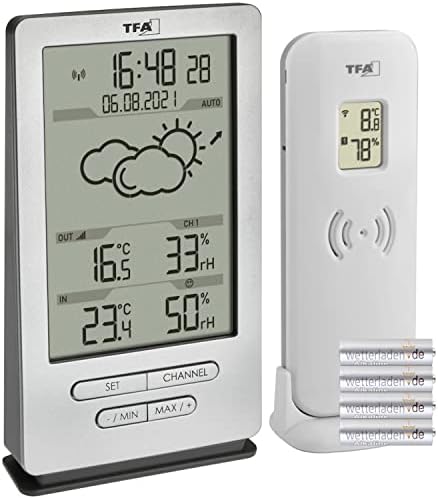 TFA Dostmann Xena 35.1162 Wireless Weather Station with Outdoor S...