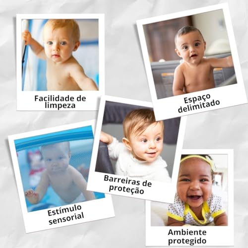 Cercadinho Para Bebês Chiqueirinho Playground Infantil Menino Menina Grande Desmontável Resistente C