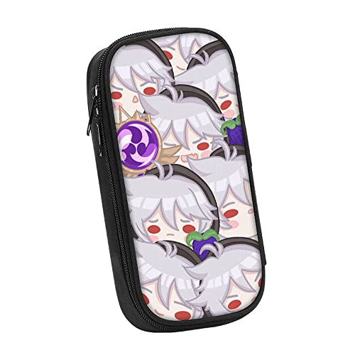 MJKQ9 Hochwertiges zweidimensionales Anime-Federmäppchen, Moe-Version von Fat Face Federmäppchen, Schreibwaren-Federmäppchen für Schüler, Segeltuch-Federmäppchen mit großem Fassungsvermögen, verdickte Cover