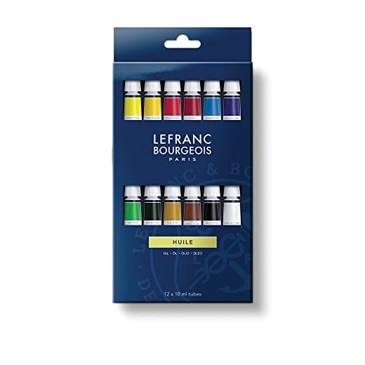 Lefranc & Bourgeois - Pintura al óleo (Starter Set 12 óleos en 10 ML Tubos