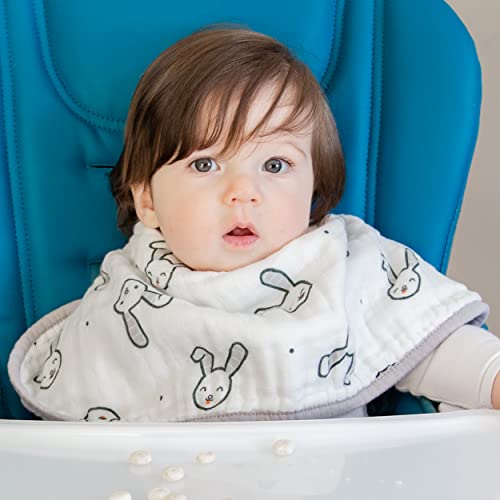 Kiinde 2-In-1 Non-Slip Burp Cloth And Bib For Baby, Toddler #TOP3