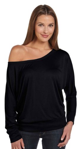 Bella+Canvas Ladies Long Sleeve Off The Shoulder Top