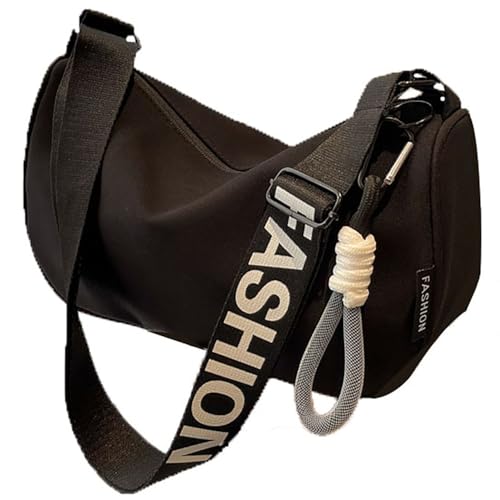 Small Crossbody Pack Bag For Woman Adjustable Strap Shoulder Bag With Zipper Closure Travel Shopping Messenger Bag