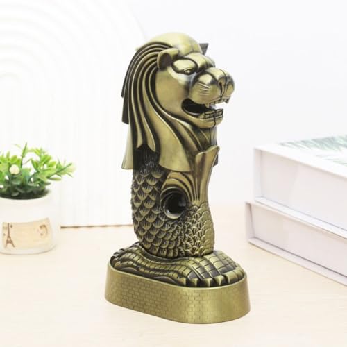 Image of SATYAM KRAFT 1 Pcs Singapore World Famous Building for Wedding Decorative Showpeice Idol for Home Decor, Living Room, Gifts, Desk Decor, Stand Holder, Office Desk, Tabletop (The Merlion)