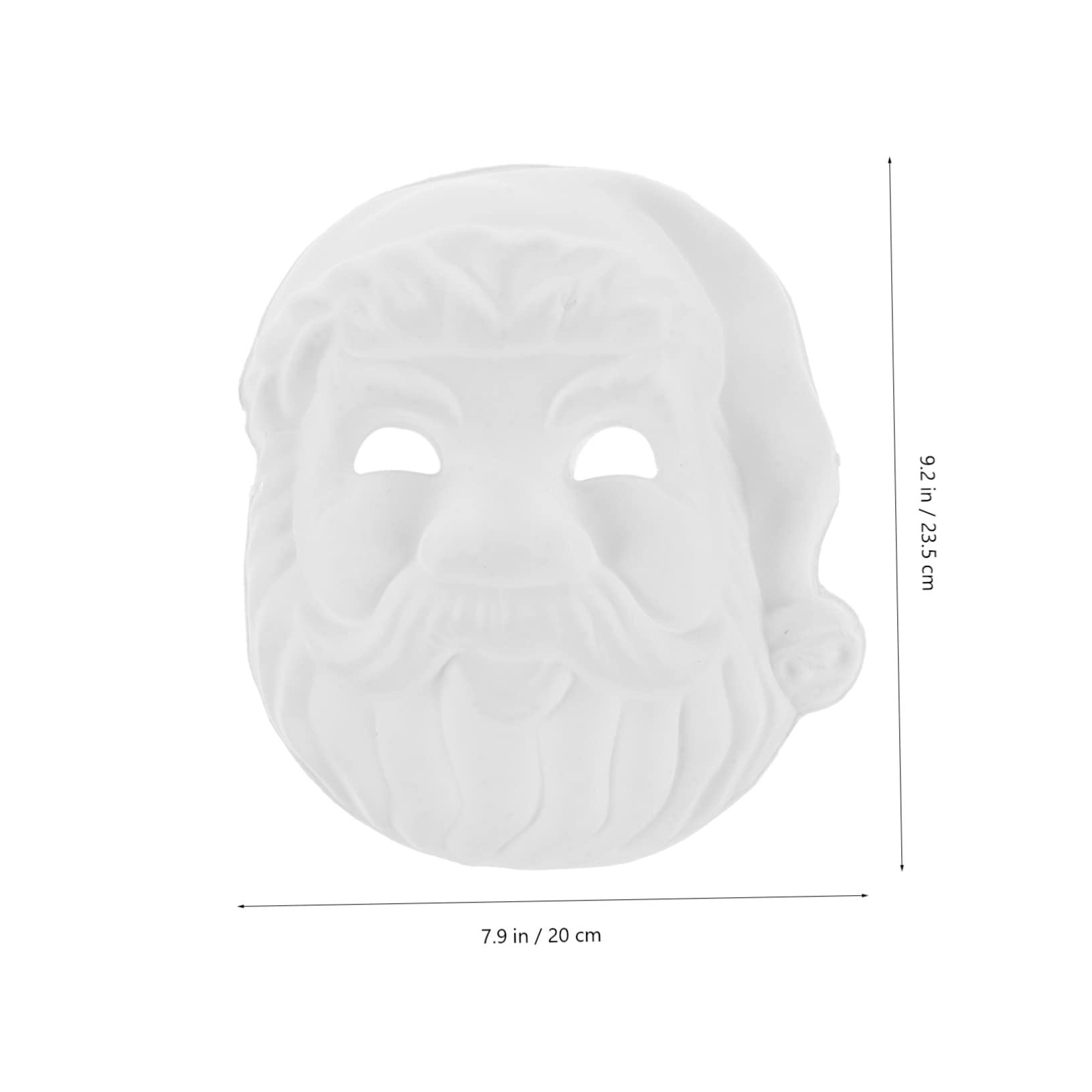 Alasum 30pezzi Maschere Di Carta Santa Claus Fai Te Da Maschere Bianche Per Decorare Per Feste Di Natale Compleanni Carnevali e Eventi Creativi