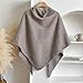 WSJAWH Pashmina Shawl Wraps for Women Knitted Wool Cashmere Top Sweater Scarf Shawl with Loop Winter Gift (Camel)