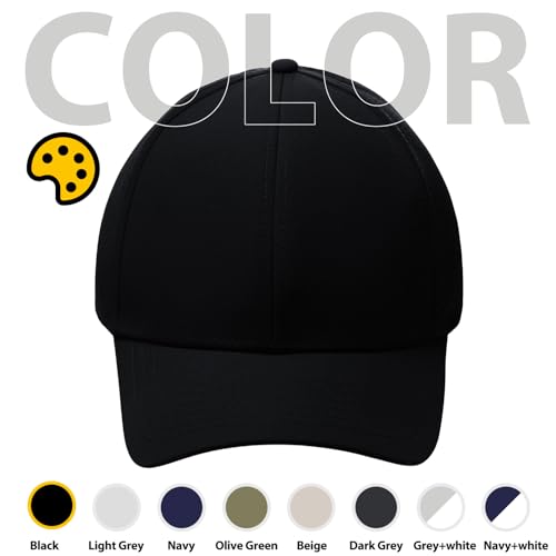 Image of LiuSuper XXL Baseball Cap - Quick-Dry Moisture-Wicking Hat for Big Heads (23.6 inch-25.6 inch) Sports Cap for Men Women