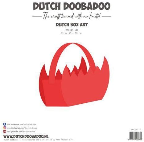 Dutch Dobadoo DDBD Box Art Broken Egg (30 x 30 cm)