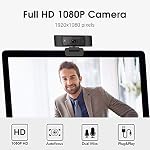 HD Webcam 1080P with Microphone & Cover Slide, Vitade 928A Pro USB Computer Web Camera Video Cam for Streaming Gaming Conferencing Mac Windows PC Laptop Desktop