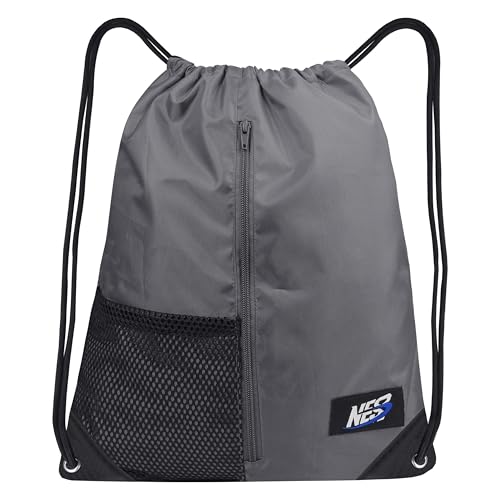 Bolsa de deporte para hombres y mujeres, bolsa de deporte impermeable con soporte para bebidas para gimnasio, para hombres y mujeres, para deportes y yoga,, gris